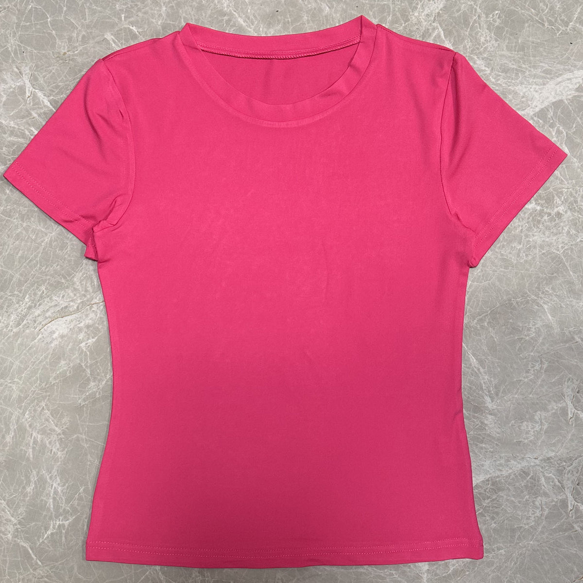 Women's Slim Fit Crew Neck Long Sleeve Basic Top