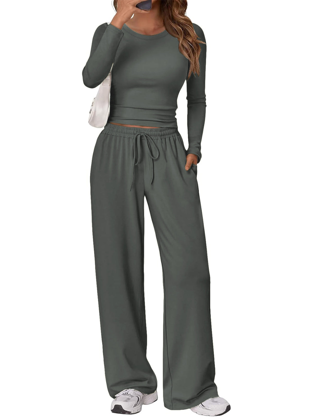 Womens Casual Sports Yoga Suit
