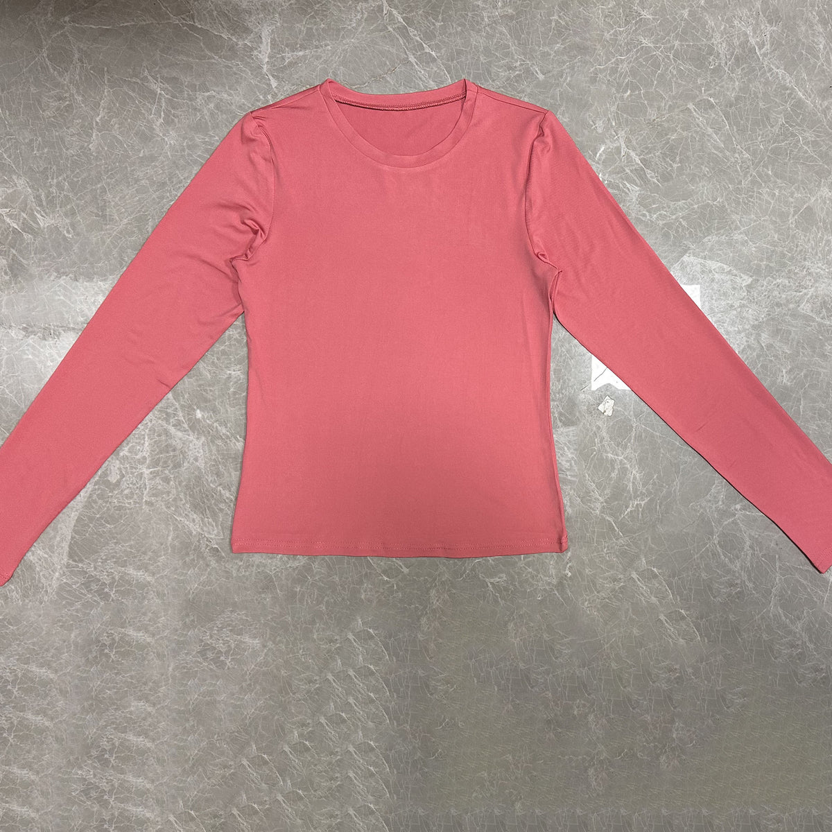 Women's Slim Fit Crew Neck Long Sleeve Basic Top