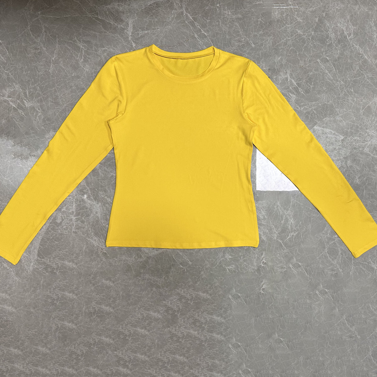 Women's Slim Fit Crew Neck Long Sleeve Basic Top